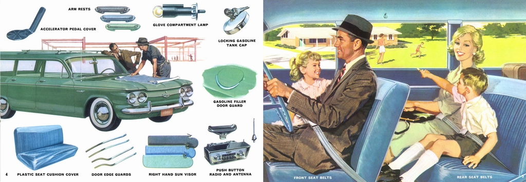 1961 Chevrolet Corvair Accessories Booklet Page 9